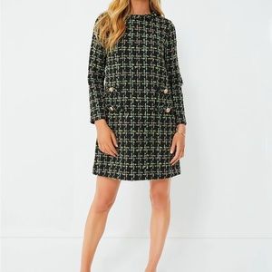 Tuckernuck Holly Tinsel Tweed Long Sleeve Jackie Dress Size S